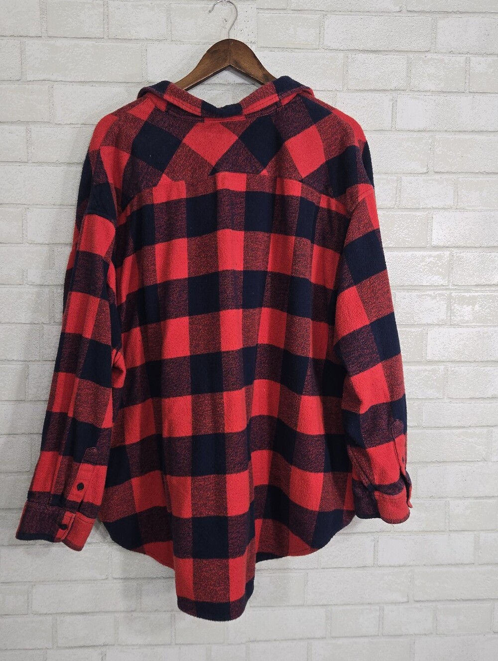 aerie have flannel print Shacket top - Picture 13 of 15